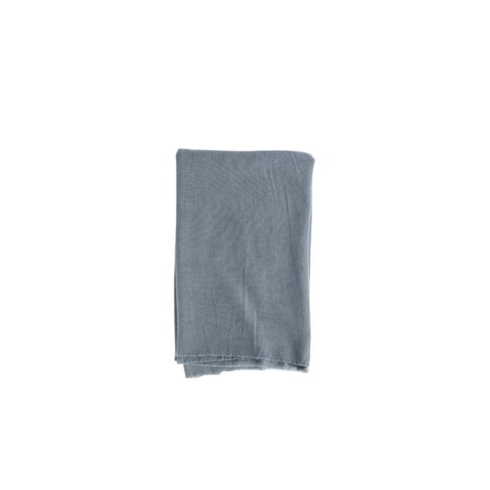 DENIS COLOMB Premium Cashmere Travel Shawl Wrap Women BLUE Scarves & Wraps